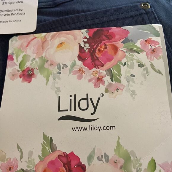 Lildy Women's Denim Leggings Stretchable Cotton Blend Small-Medium NWT S/M - Picture 9 of 11